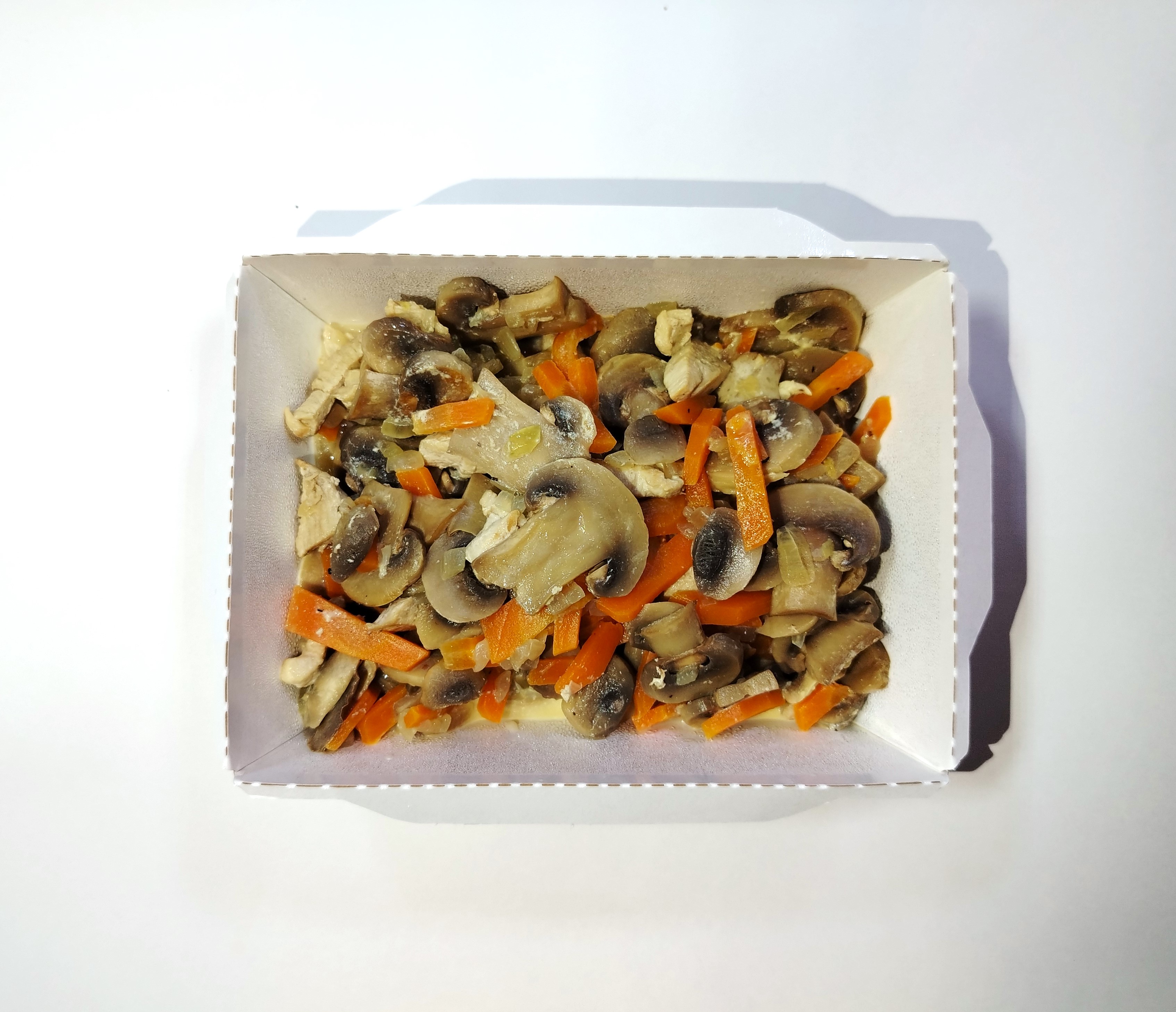 Куриная грудка с грибами в сливках